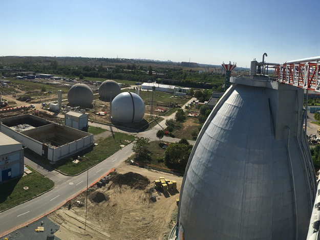 WWTP expansion - additional Gasholder installed