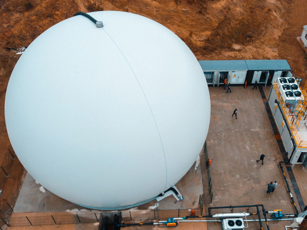 Enclosure and acceptance test while gasholder installation